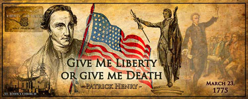 Give us liberty give us death